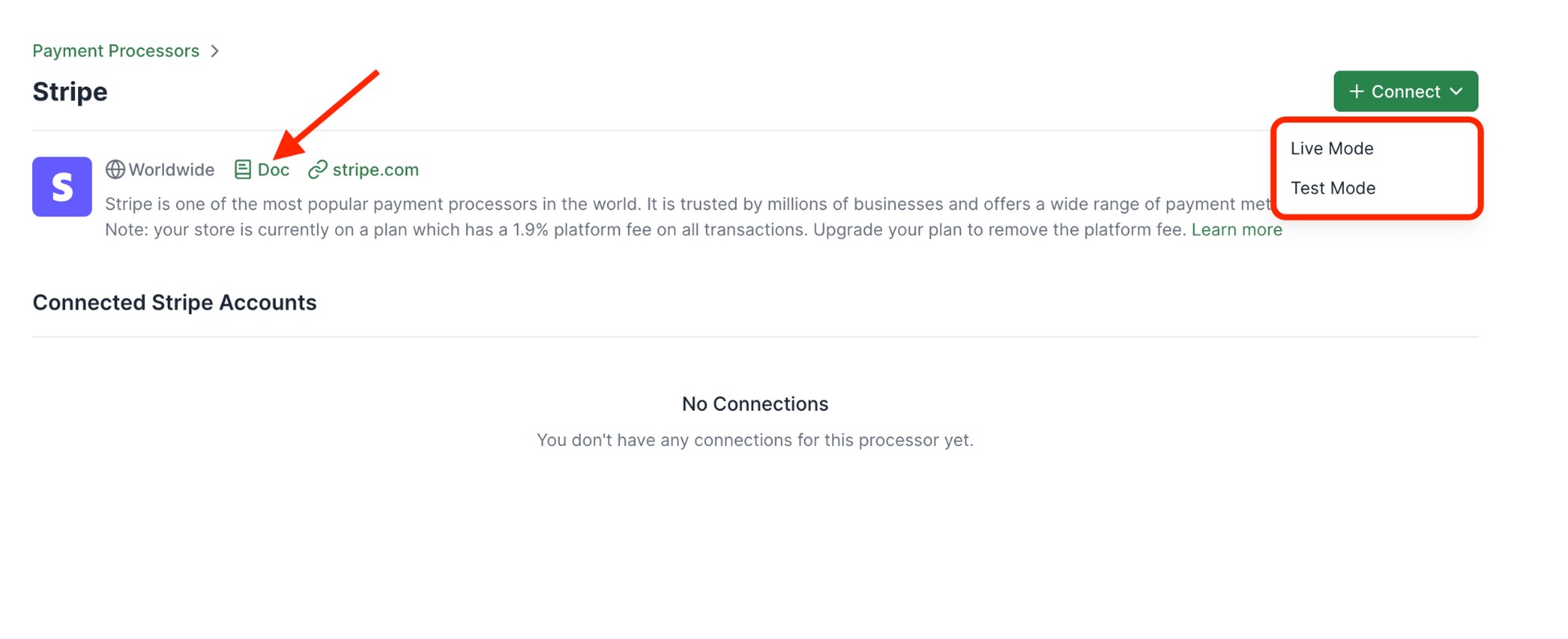 Create a Powerful Membership Site That Makes Money connect button for stripe