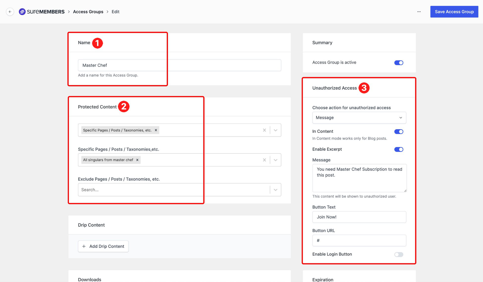 Create a Powerful Membership Site That Makes Money create access group with suremembers