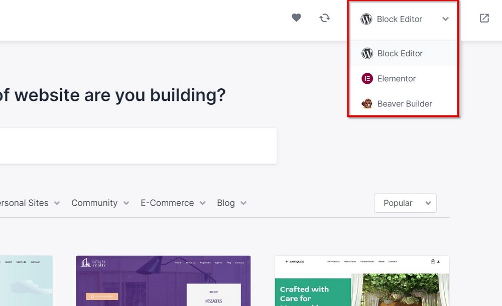 How To Start a Travel Blog: From Creating a Website to Making Money Page builder selection