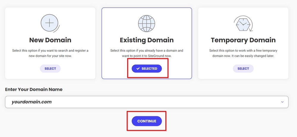 How To Start a Travel Blog: From Creating a Website to Making Money select existing domain