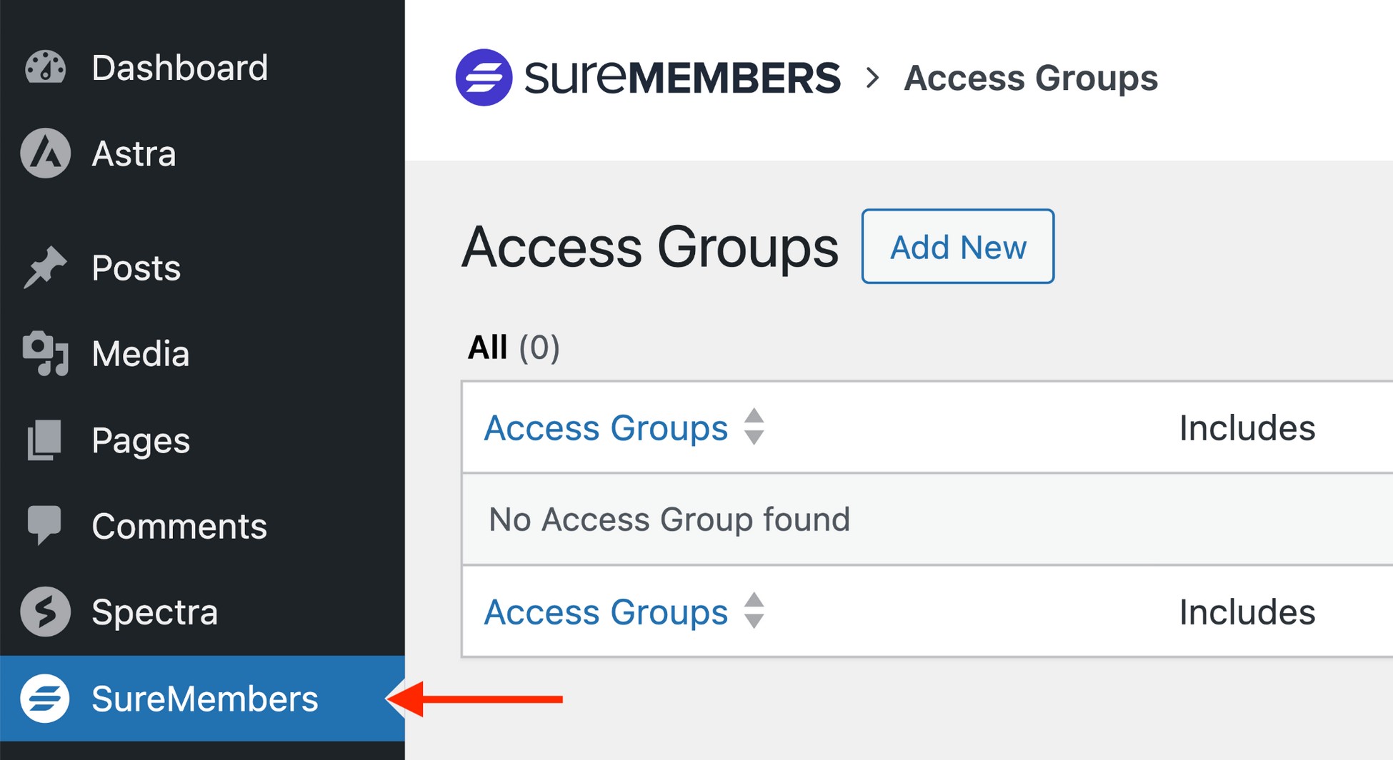 Create a Powerful Membership Site That Makes Money suremembers menu in wp admin