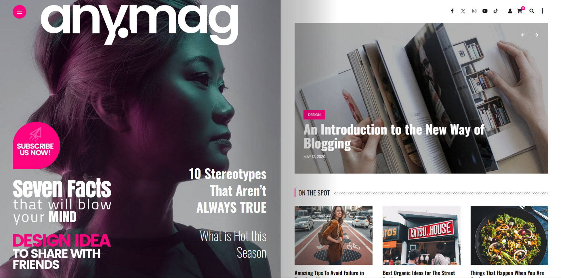 Say It With Style: 31 Stunning WordPress Magazine Themes anymag-wordpress-magazine-theme