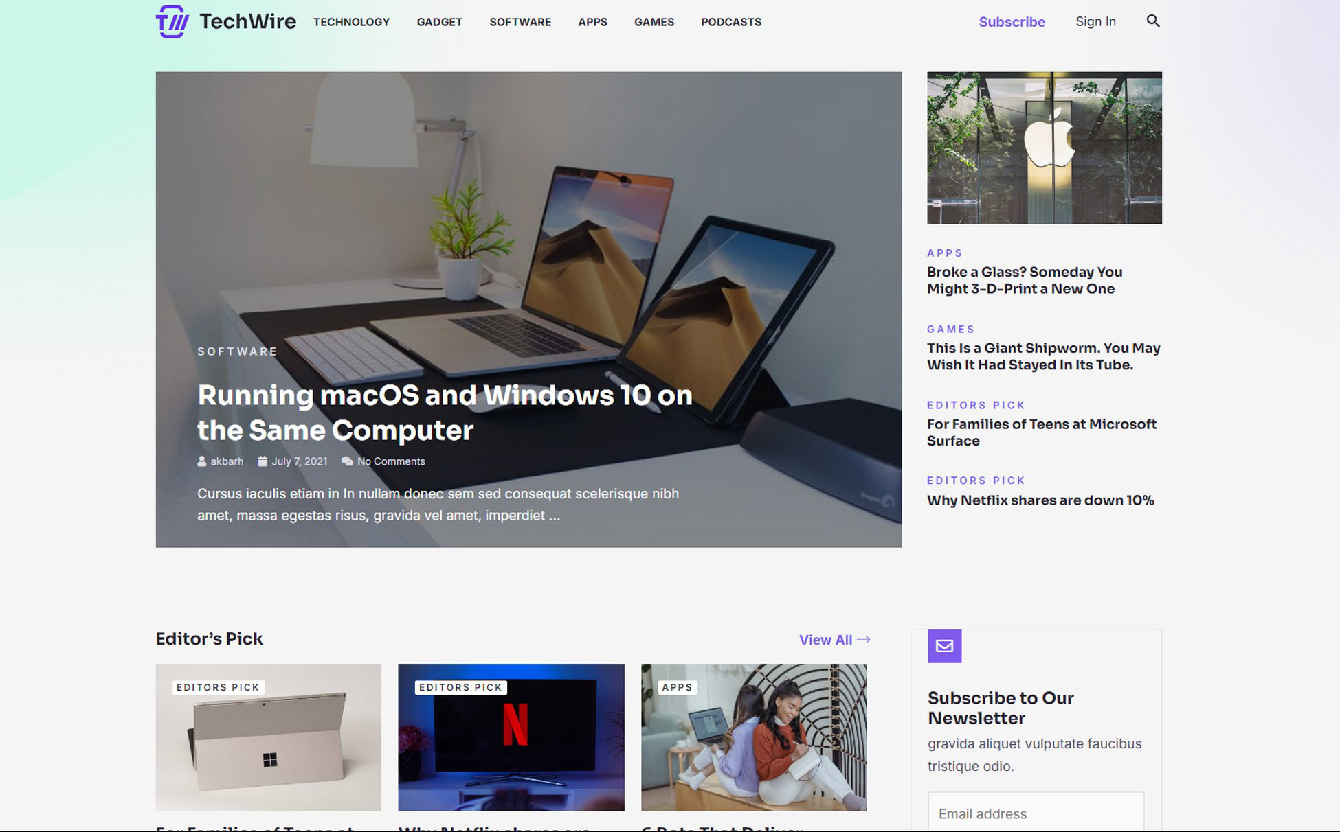 Say It With Style: 31 Stunning WordPress Magazine Themes astra-template-techwire