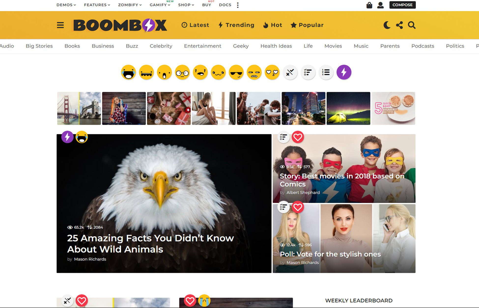 Say It With Style: 31 Stunning WordPress Magazine Themes boombox-wordpress-magazine-theme