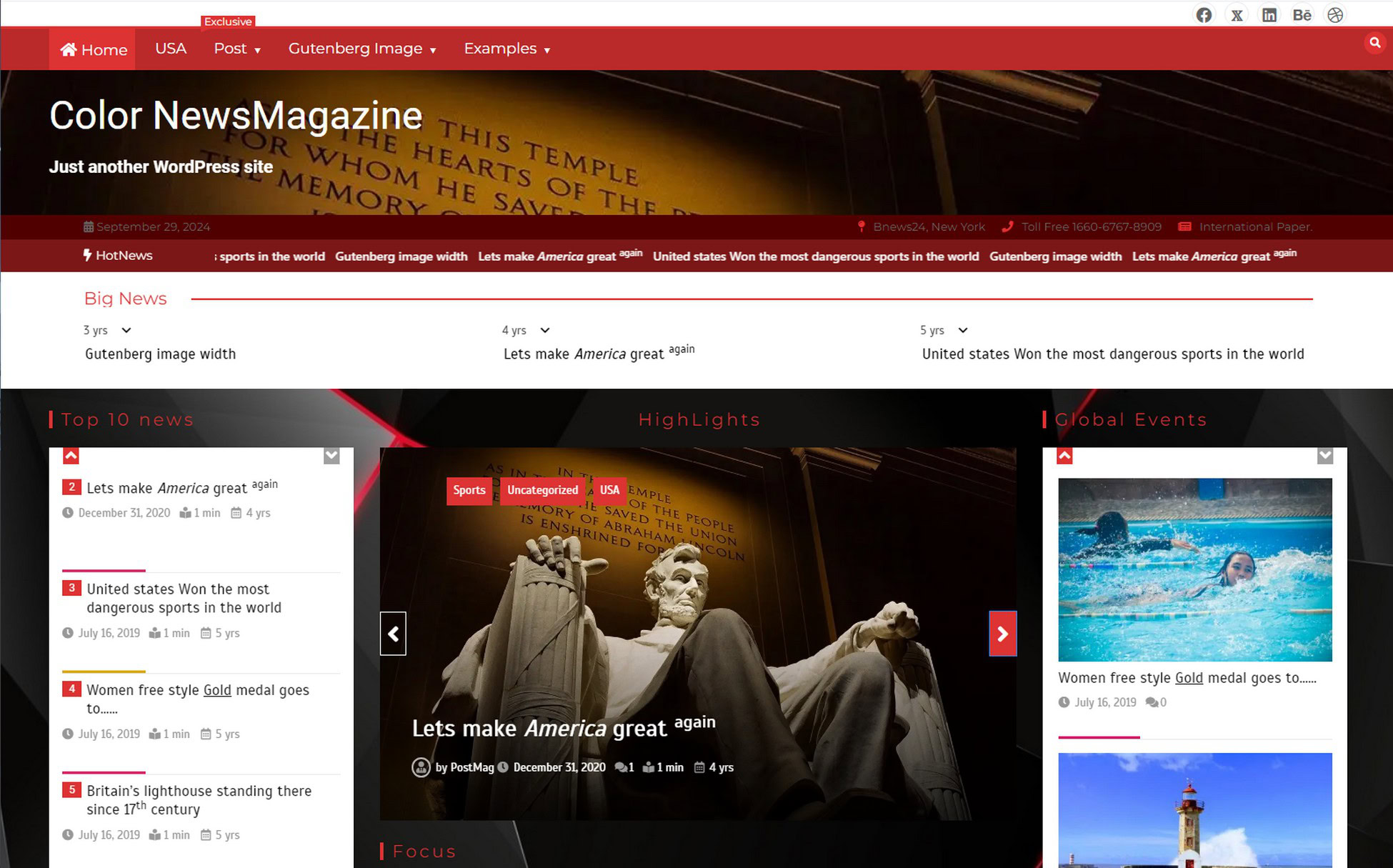 Say It With Style: 31 Stunning WordPress Magazine Themes color-newsmagazine