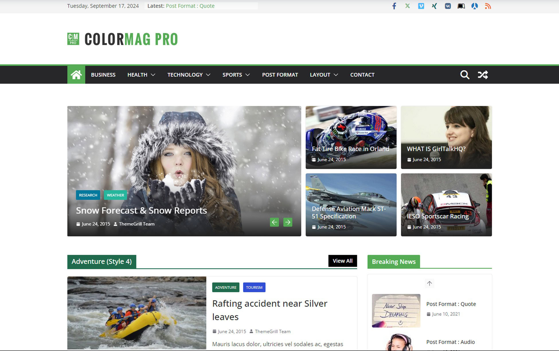 Say It With Style: 31 Stunning WordPress Magazine Themes colormag-wordpress-magazine-theme