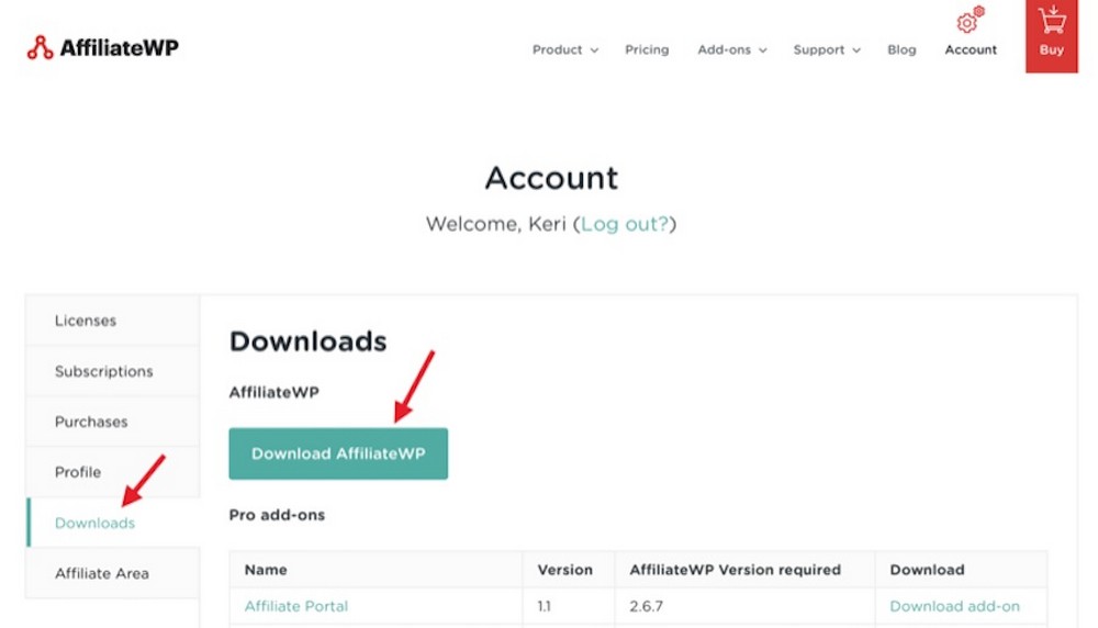 How To Create an Affiliate Program With WordPress download affiliatewp