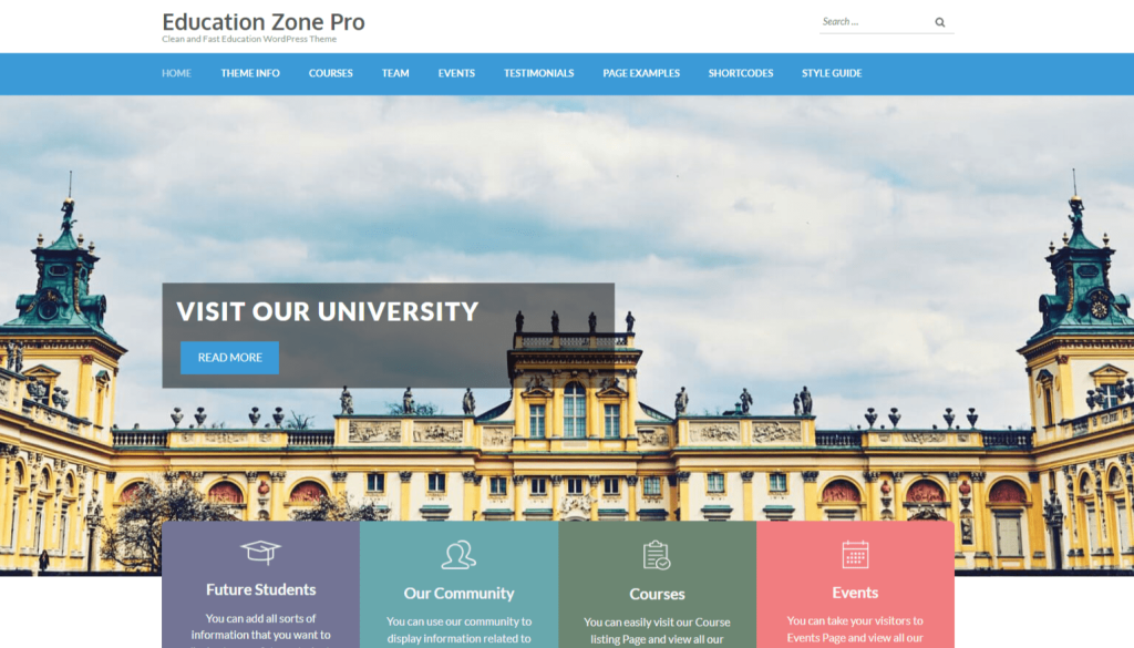 Best Kindergarten WordPress Themes: For Preschools, Nursery and Daycare Services Education Homepage Template Homepage 1024x585