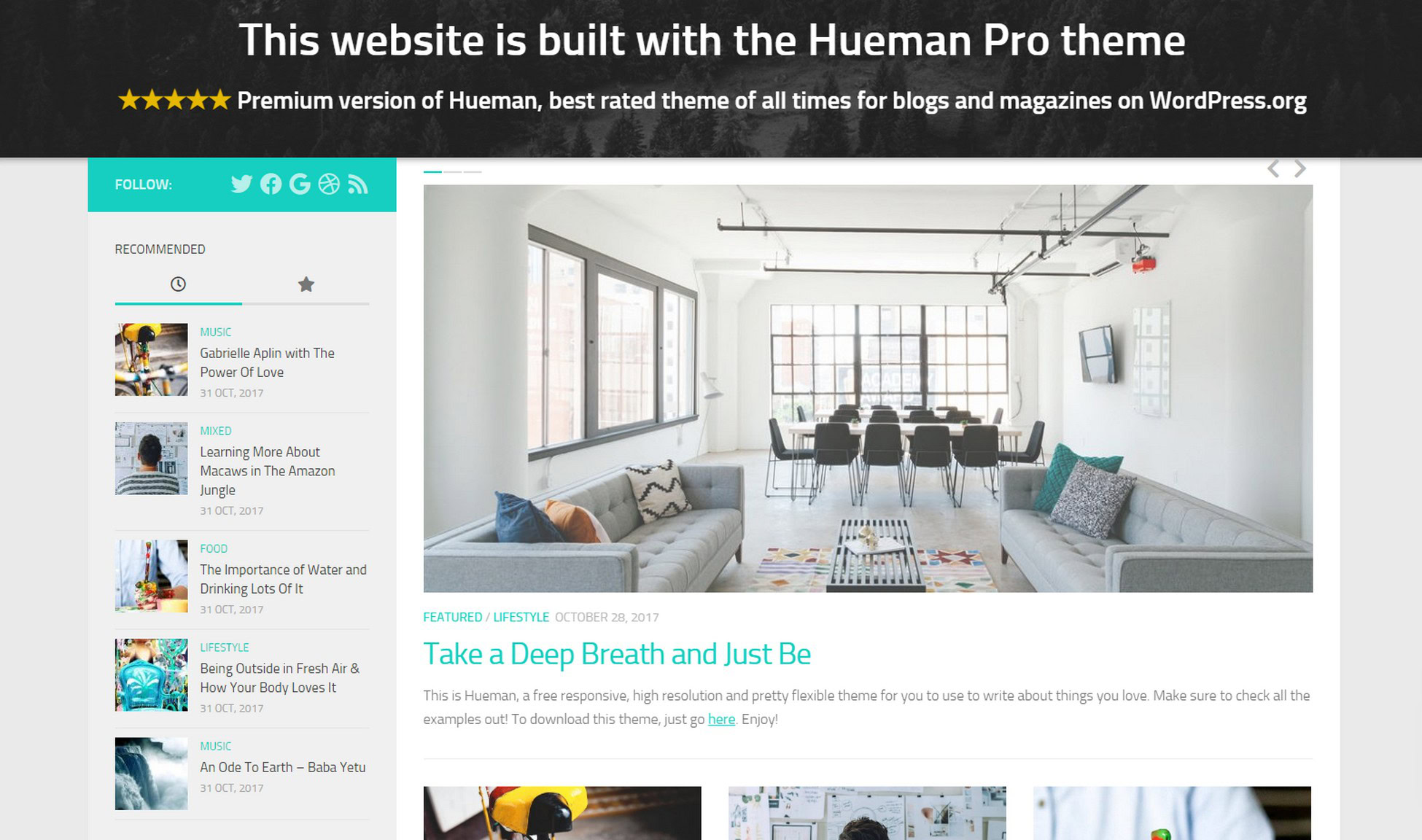 Say It With Style: 31 Stunning WordPress Magazine Themes hueman-wordpress-magazine-theme