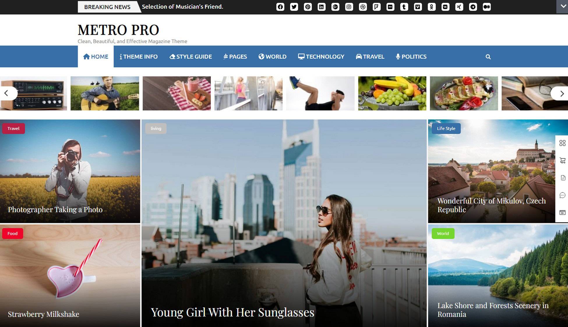 Say It With Style: 31 Stunning WordPress Magazine Themes metro-magazine-pro