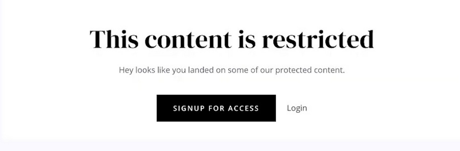 SureMembers Review: A Sure Thing For Member Websites? restricted content - front end