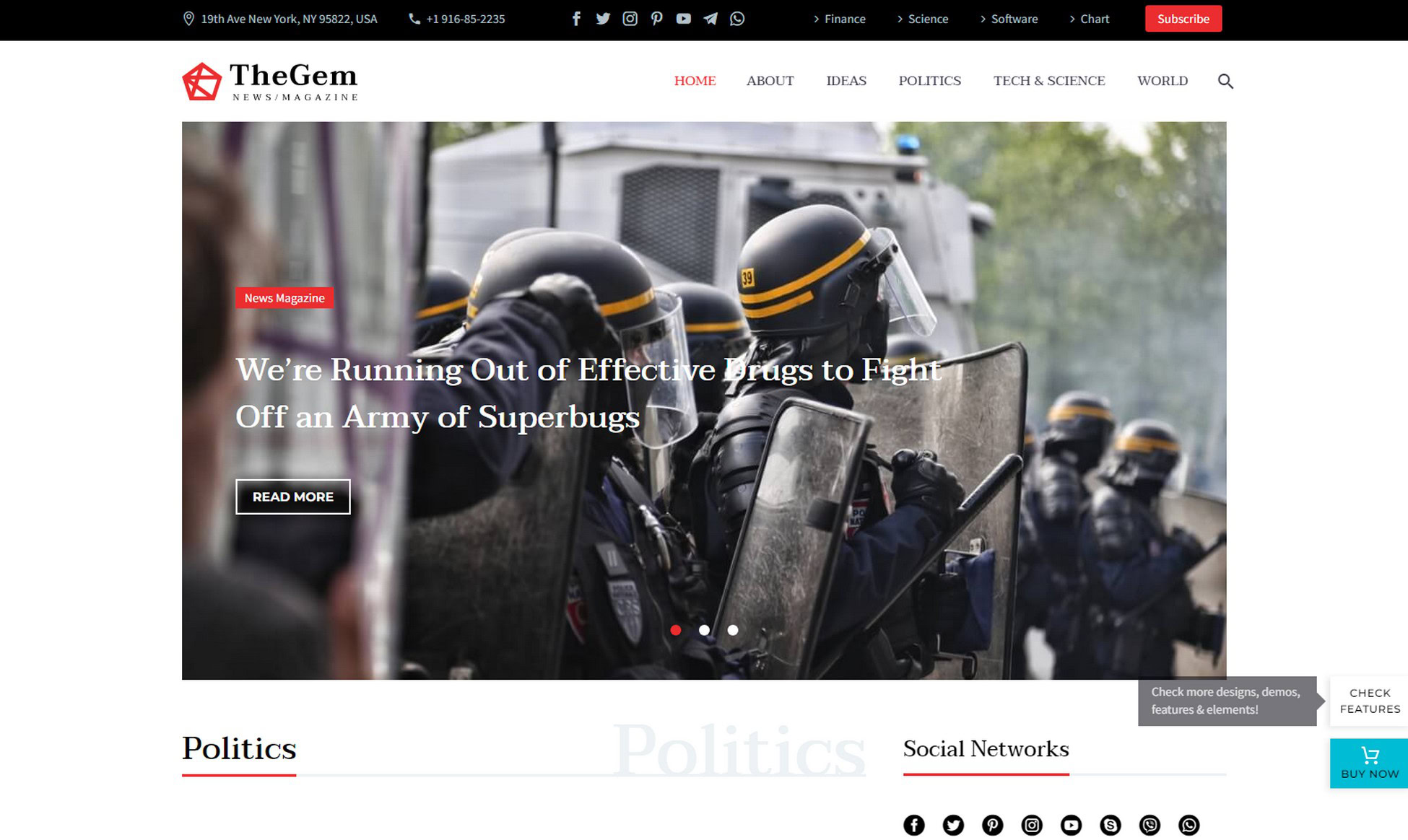 Say It With Style: 31 Stunning WordPress Magazine Themes thegem-wordpress-magazine-theme