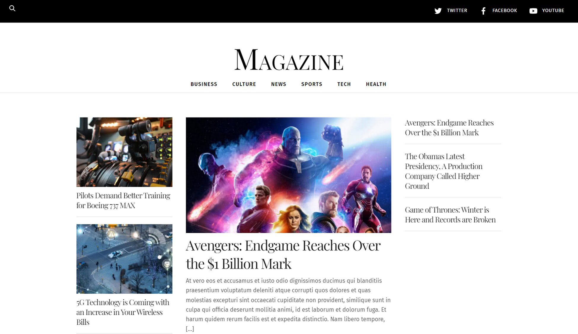 Say It With Style: 31 Stunning WordPress Magazine Themes ultra-magazine-theme