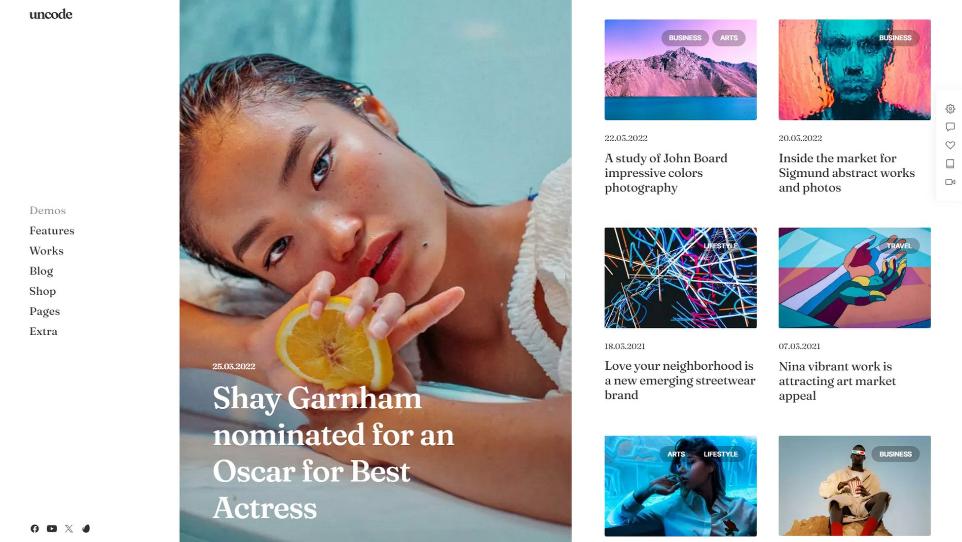 Say It With Style: 31 Stunning WordPress Magazine Themes uncode-wordpress-magazine-theme