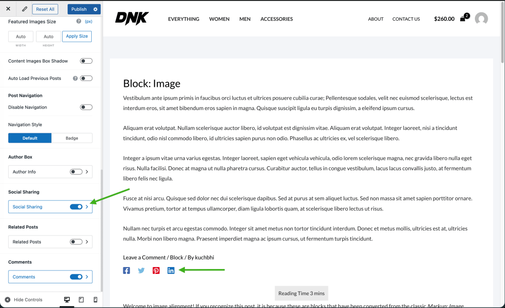 Social Sharing Social sharing module