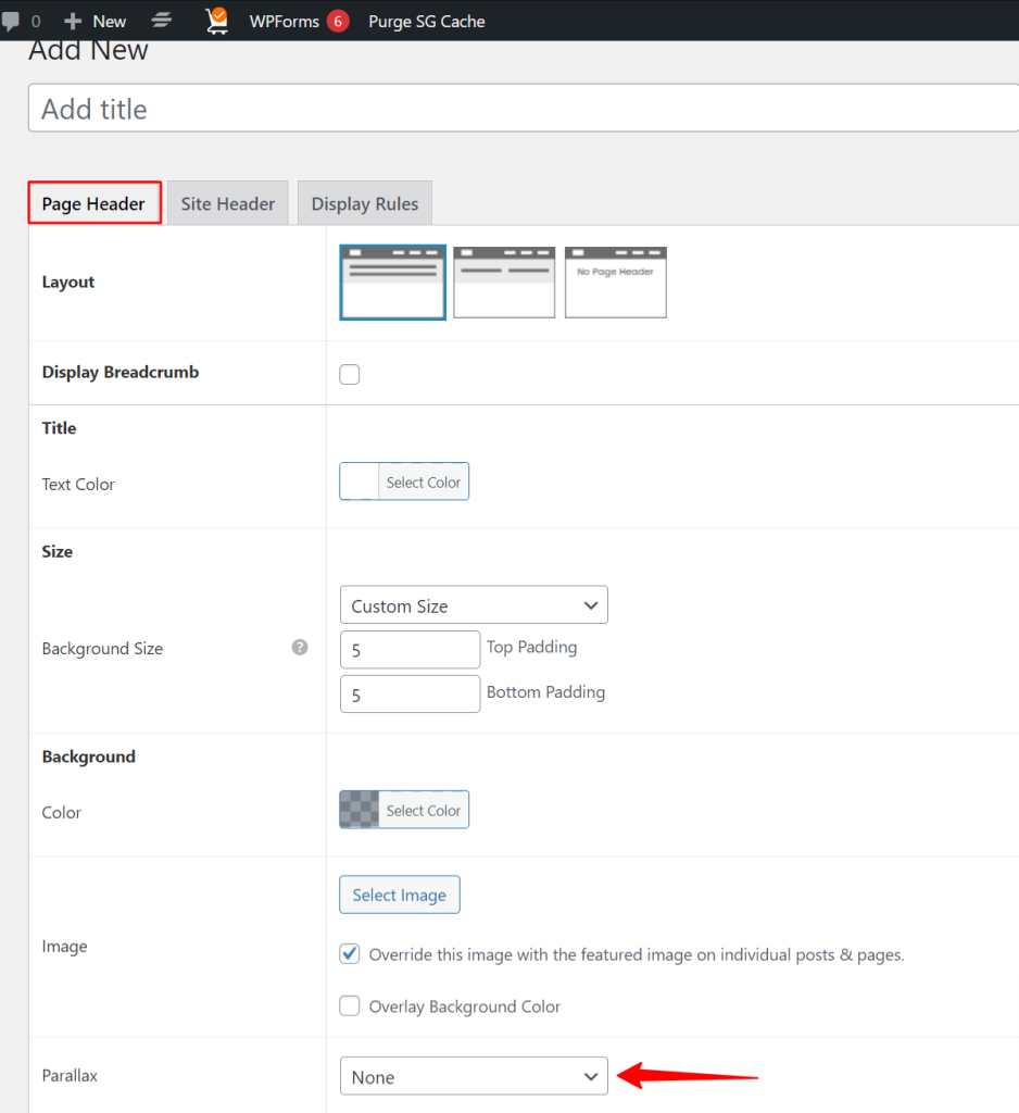 Set Parallax Effect on Responsive Devices with Page Header Page Header New 938x1024