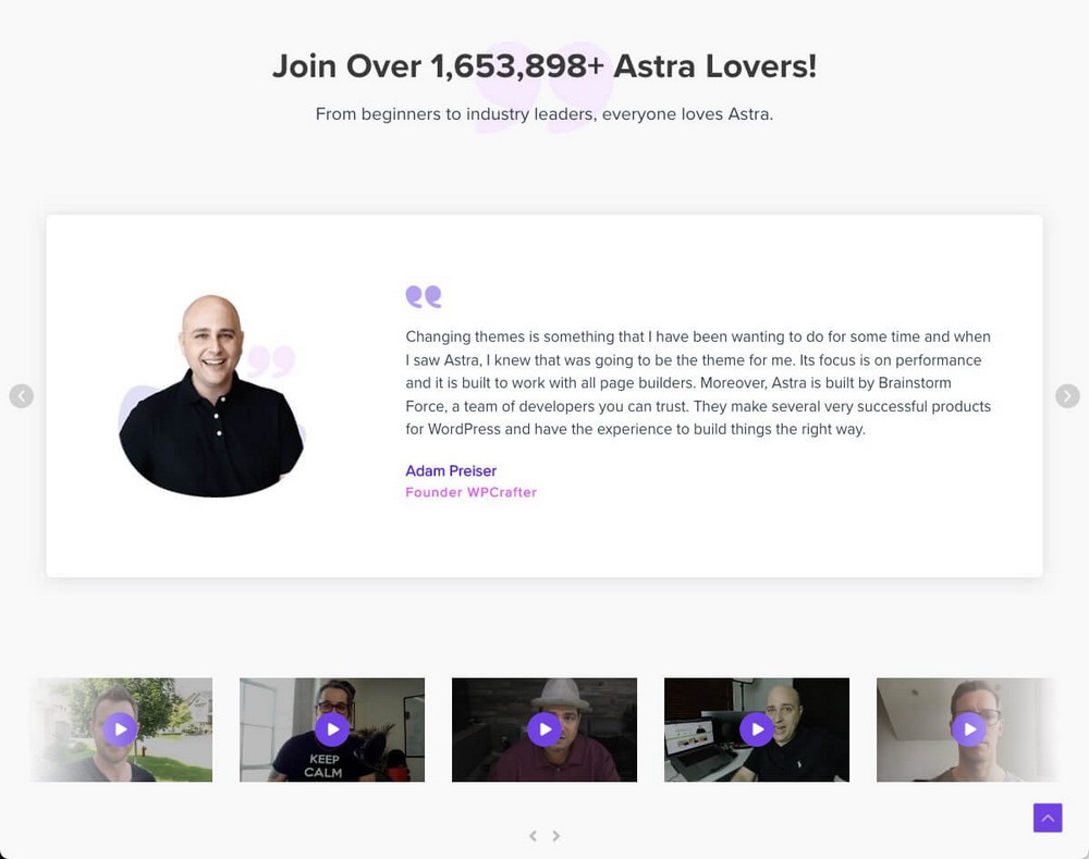 From unknown to authority - How to build a powerful online personal brand Adam recommends Astra theme