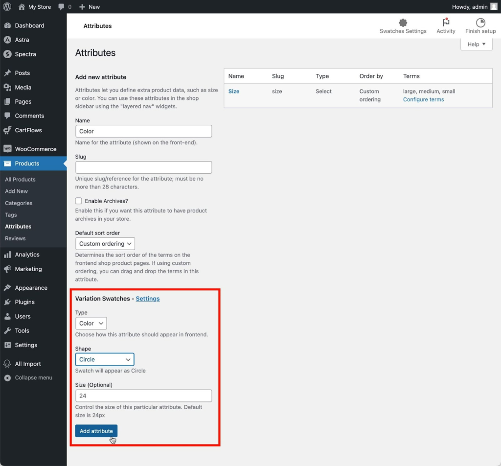 WooCommerce Product Variations: Your Complete Guide To Variable Products attributes