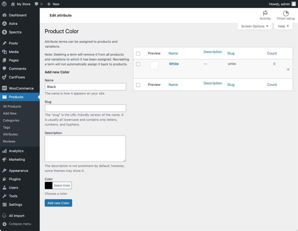 WooCommerce Product Variations: Your Complete Guide To Variable Products product color