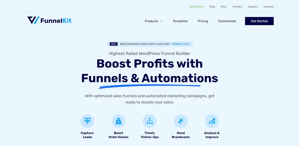 10 Best WordPress Sales Funnel Plugins To Boost Conversions FunnelKit sales funnel builder