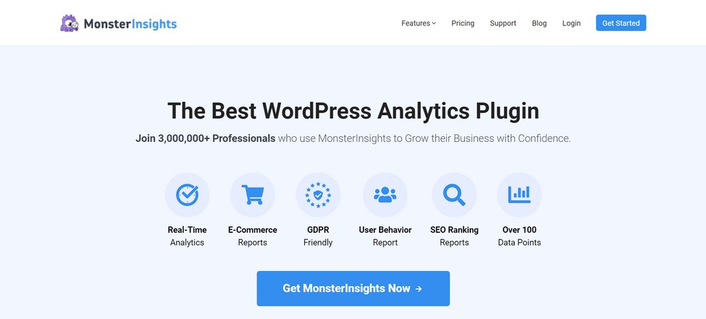 10 Best WordPress Sales Funnel Plugins To Boost Conversions MonsterInsights Google Analytics plugin for WordPress