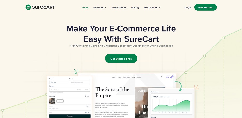 10 Best WordPress Sales Funnel Plugins To Boost Conversions SureCart eCommerce solution for WordPress