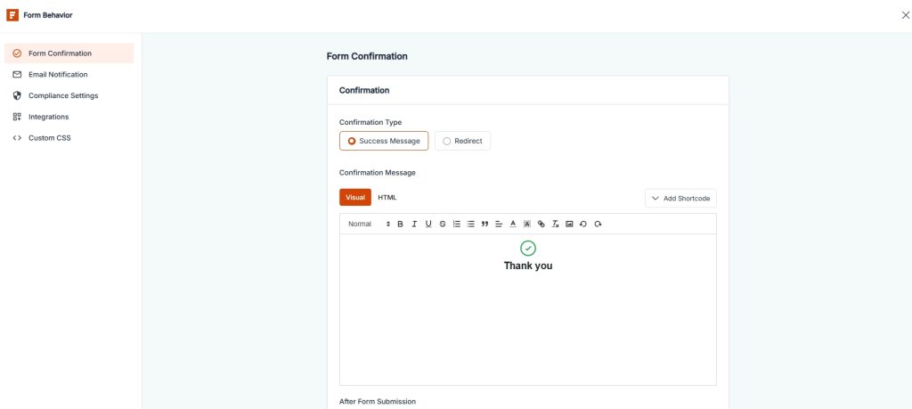 Stay Connected: Add a Contact Form to Your WordPress Website Form Confirmation on SureForms