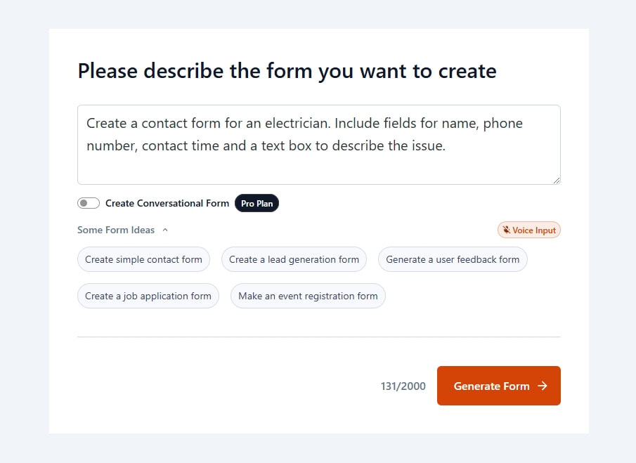 Stay Connected: Add a Contact Form to Your WordPress Website Prompt On SureFomrs Build with AI.