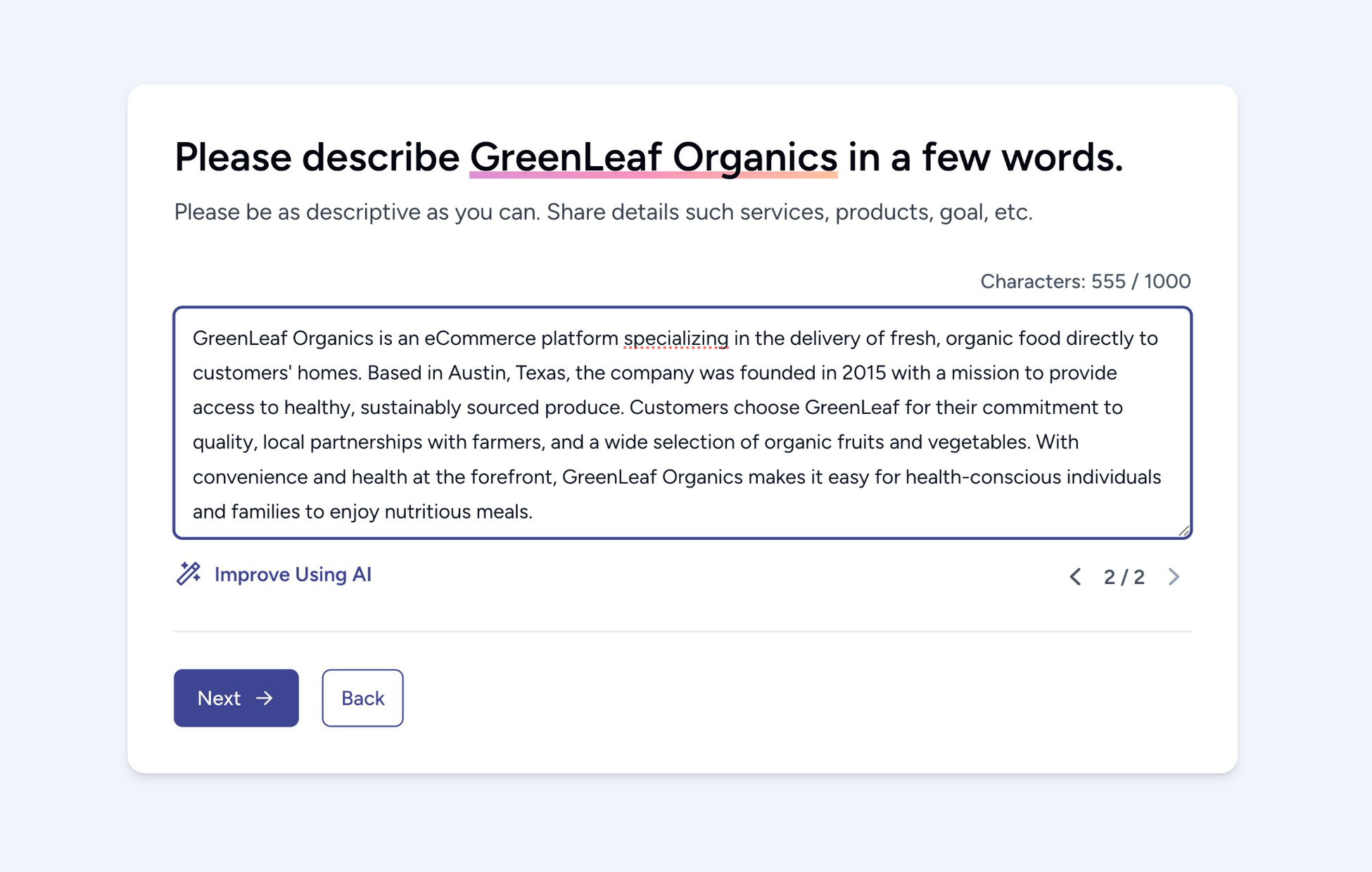 ZipWP AI: Create Stunning Websites in Seconds – It’s Easy! AI writer for writing descriptions