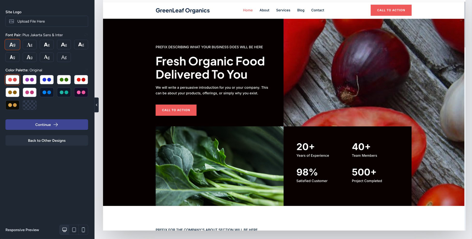 ZipWP AI: Create Stunning Websites in Seconds – It’s Easy! customize fonts and logo