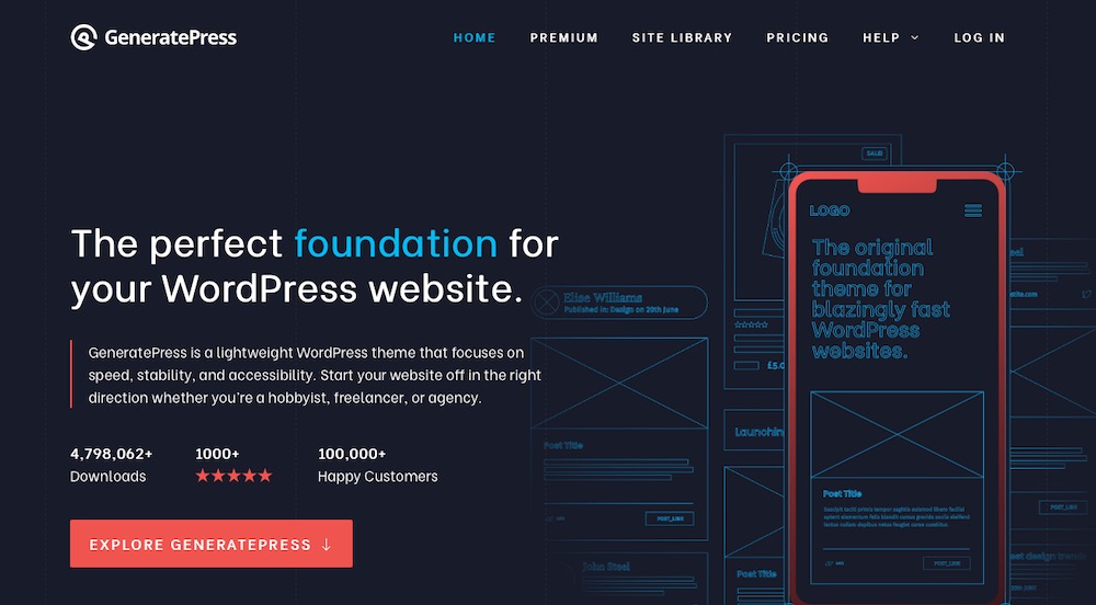 Putting Astra Alternatives to the Test: Which WordPress Themes Measure Up? GeneratePress