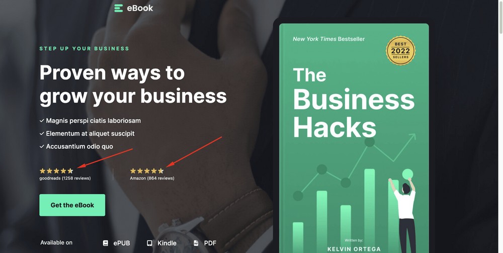 How To Create Effective Landing Pages for eBooks Build Trust Using Social Proof