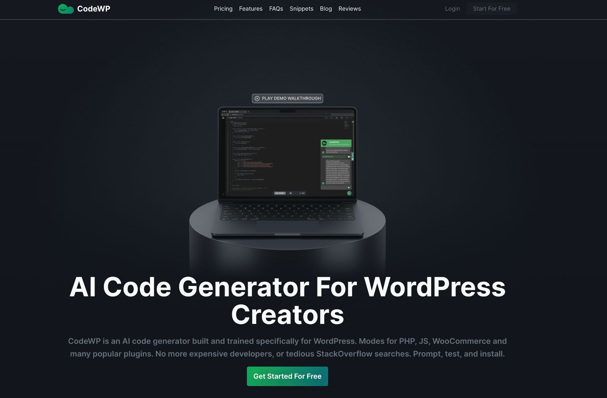 12 Best AI Website Builders To Unlock Your Creativity codewp ai code generator