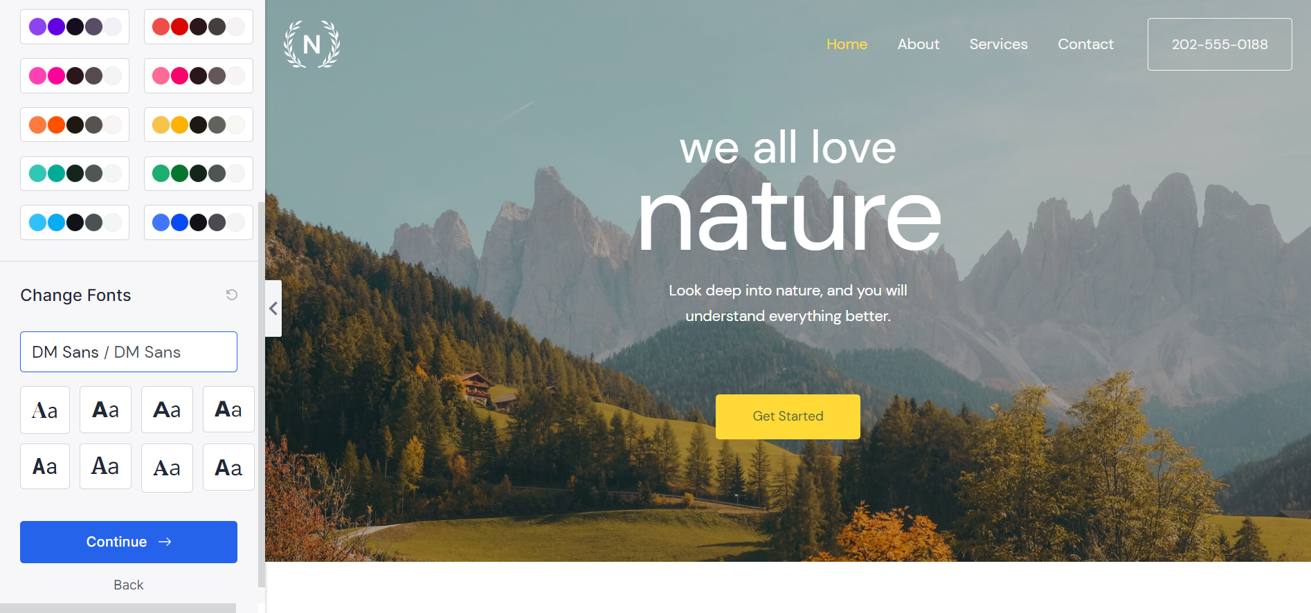 How To Build a WordPress Website Using Astra Pro and Cloudways Hosting colors and fonts
