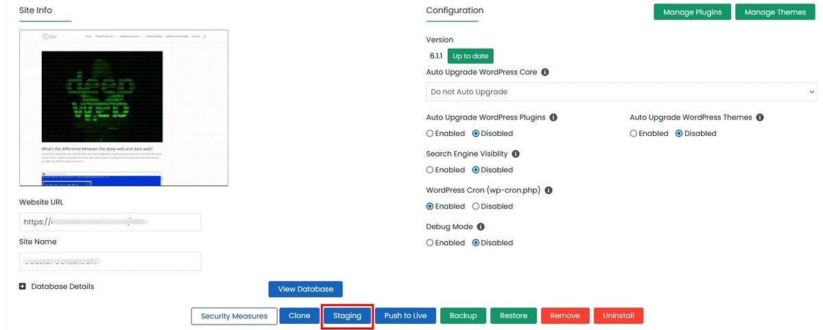 9 Situations That Strike Fear Into WordPress Administrators (And How To Avoid Them) Create a Staging Site