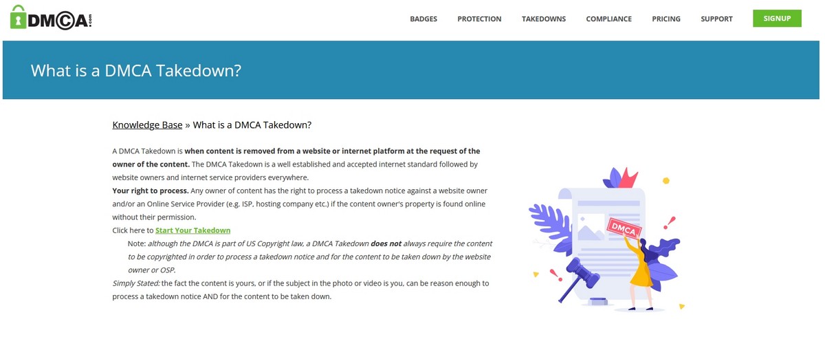 9 Situations That Strike Fear Into WordPress Administrators (And How To Avoid Them) DMCA Takedown Notice