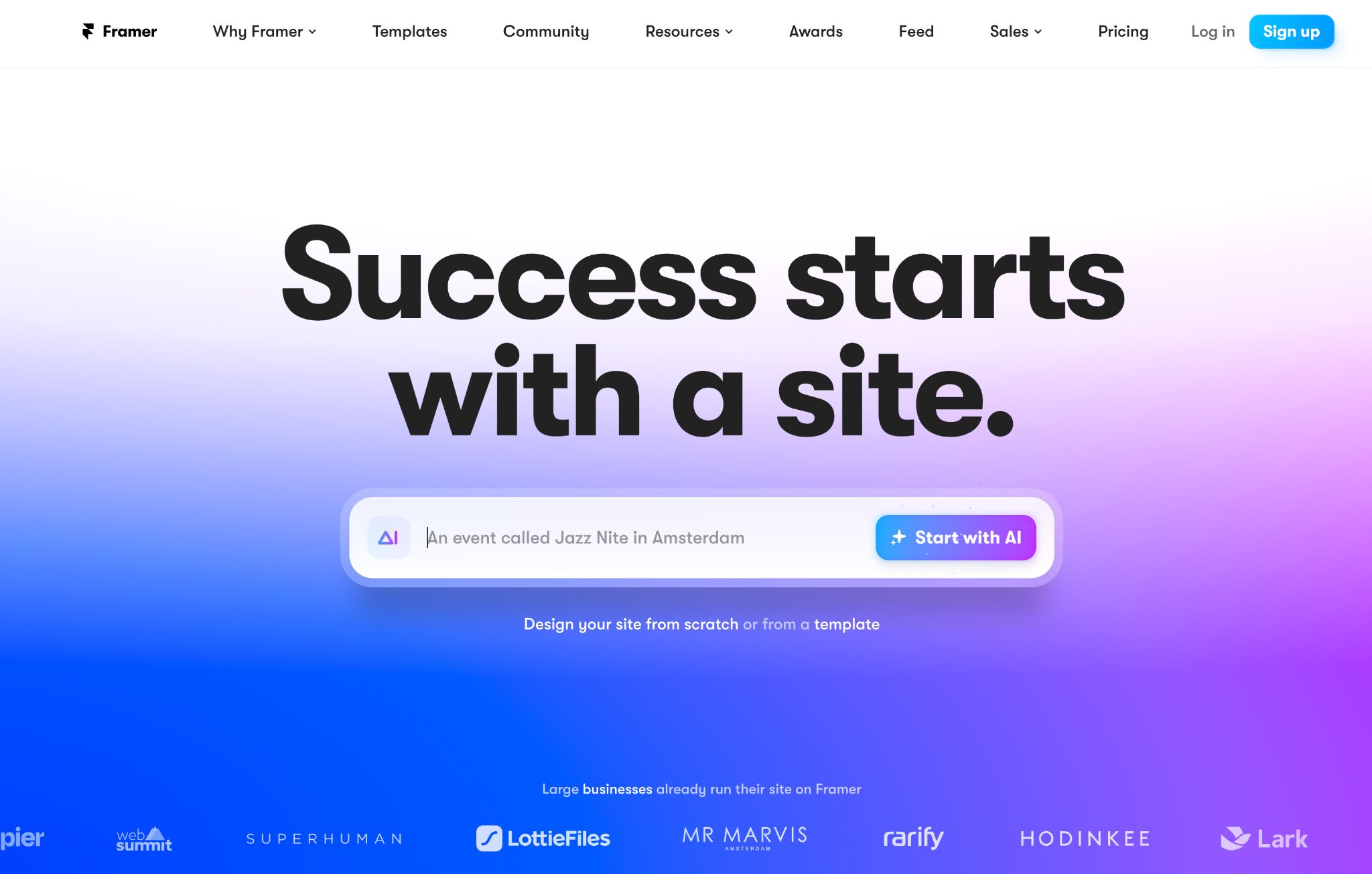12 Best AI Website Builders To Unlock Your Creativity framer ai website builder