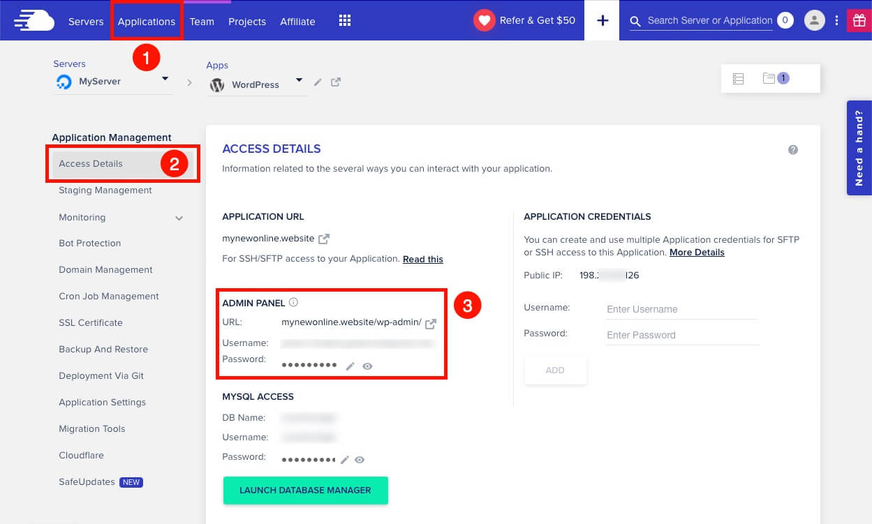 How To Build a WordPress Website Using Astra Pro and Cloudways Hosting How to access WordPress admin panel