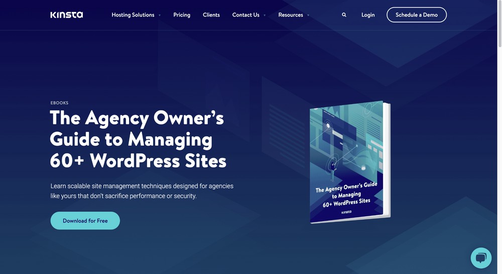 How To Create Effective Landing Pages for eBooks Kinsta eBook Landing Page