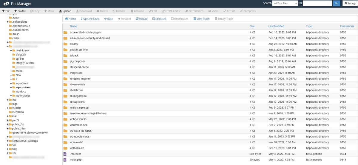 9 Situations That Strike Fear Into WordPress Administrators (And How To Avoid Them) phpMyAdmin file manager
