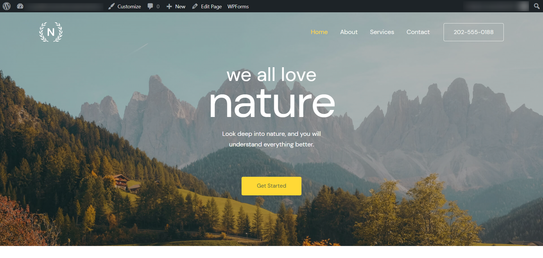 How To Build a WordPress Website Using Astra Pro and Cloudways Hosting previewing website
