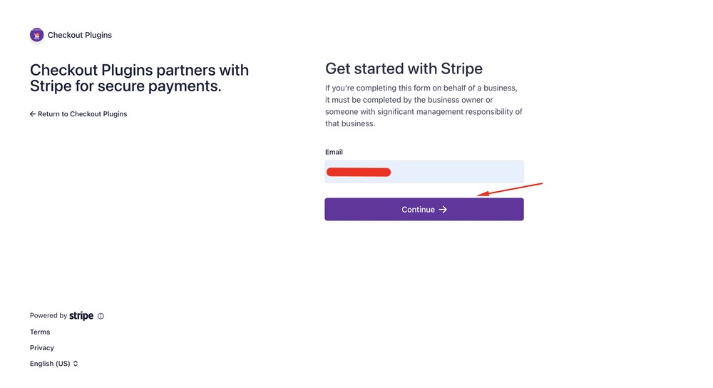 How To Create Effective Landing Pages for eBooks proceed with the Continue button