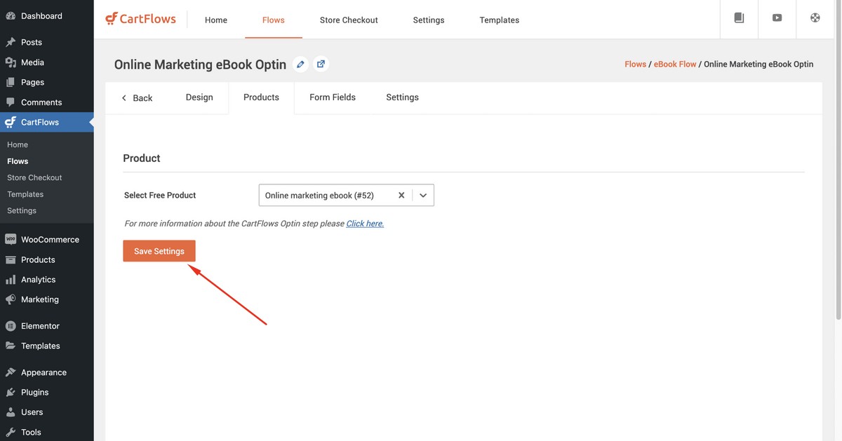 How To Create Effective Landing Pages for eBooks save your settings