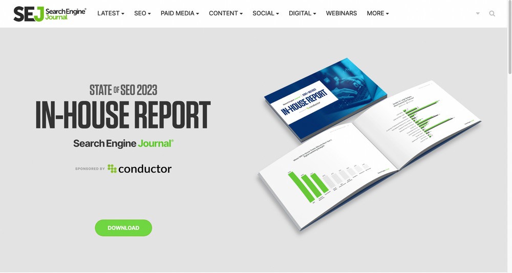 How To Create Effective Landing Pages for eBooks SEJ state of SEO 2023