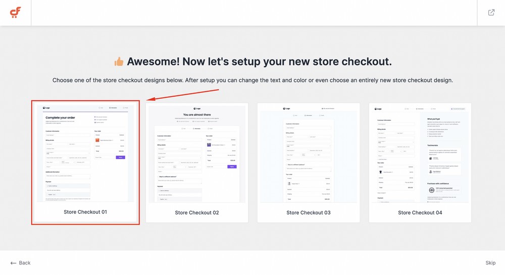 How To Create Effective Landing Pages for eBooks Select a checkout template for your store