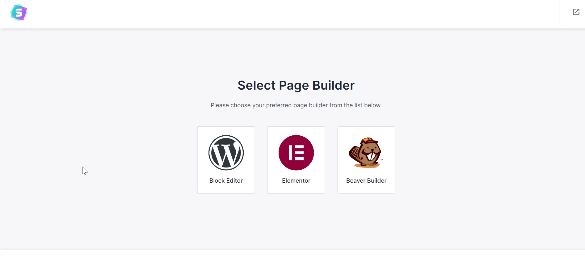 How To Build a WordPress Website Using Astra Pro and Cloudways Hosting selecting page builders