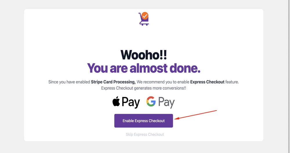 How To Create Effective Landing Pages for eBooks the Enable Express Checkout button