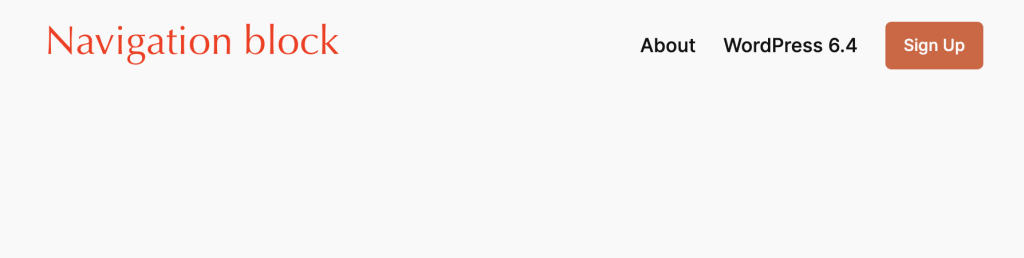WordPress 6.4 - Features to Expect (First Look and Screenshots) Add Buttons To Navigation Bar 1024x258