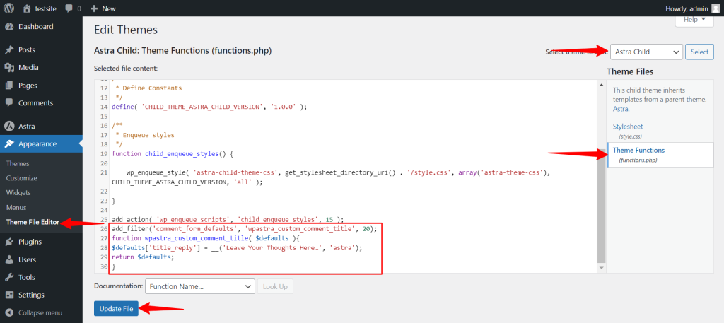 How to change "Leave a Comment" string in WordPress How To Change Leave A Reply String In WordPress 1024x457