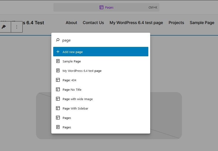 WordPress 6.4 - Features to Expect (First Look and Screenshots) Improved Command Palette